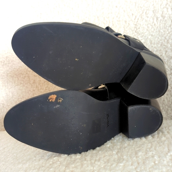 See by Chloe F Eddie Leather Western Ankle Boots - Picture 8 of 9